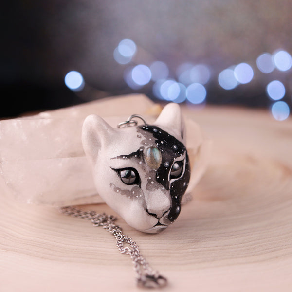 Asymmetric Big Cat Necklace