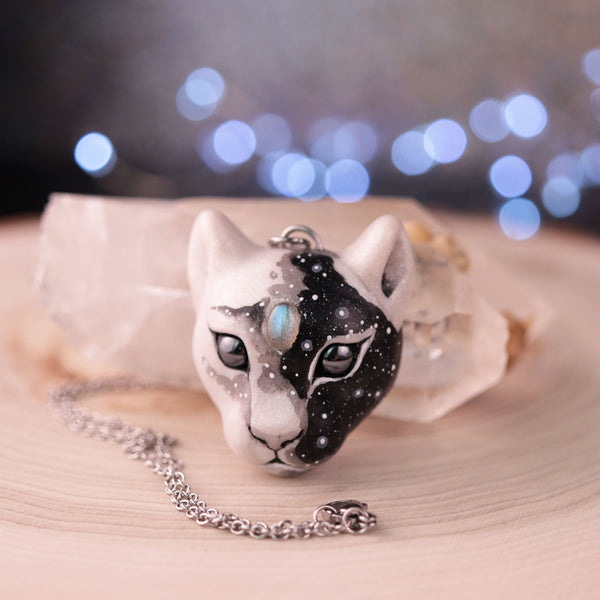 Asymmetric Big Cat Necklace