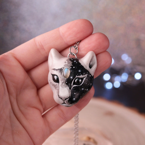 Asymmetric Big Cat Necklace