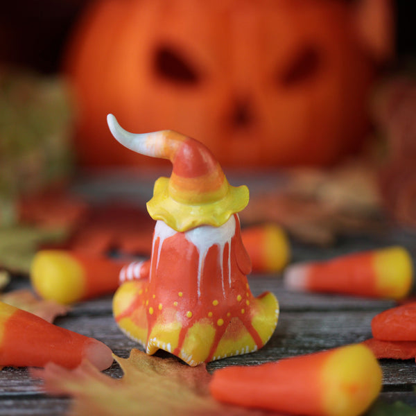 Candycorn Ghost Clown Figurine