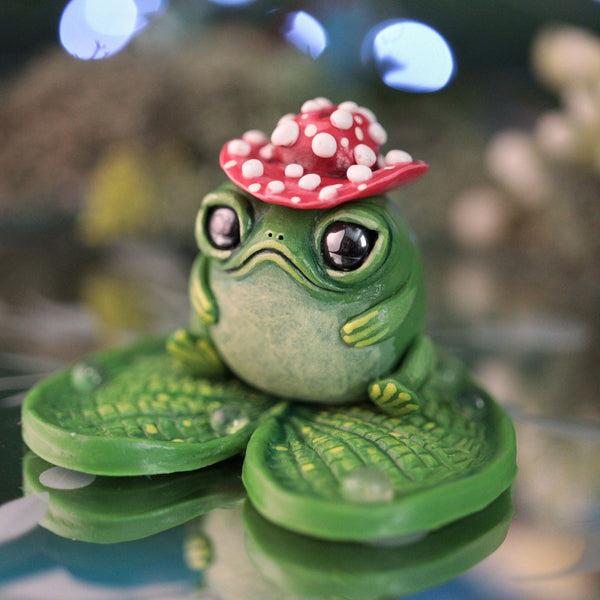 Frowny Shroom Cowfrob Figurine
