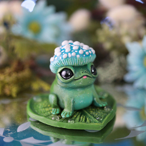 Blue Shroom Frob Figurine