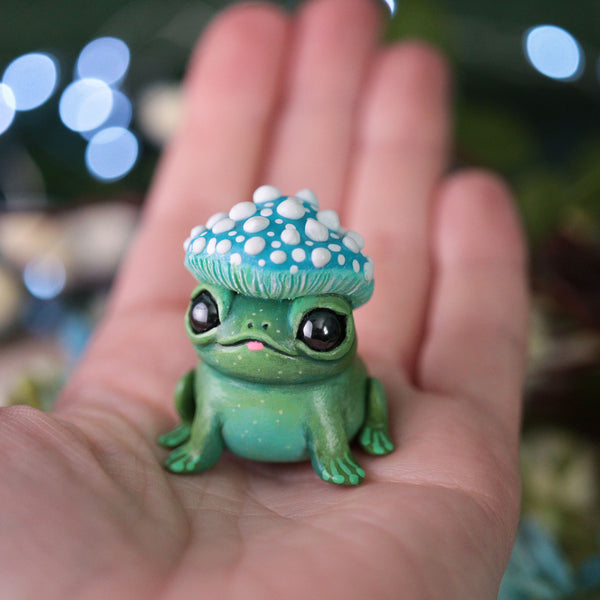 Blue Shroom Frob Figurine