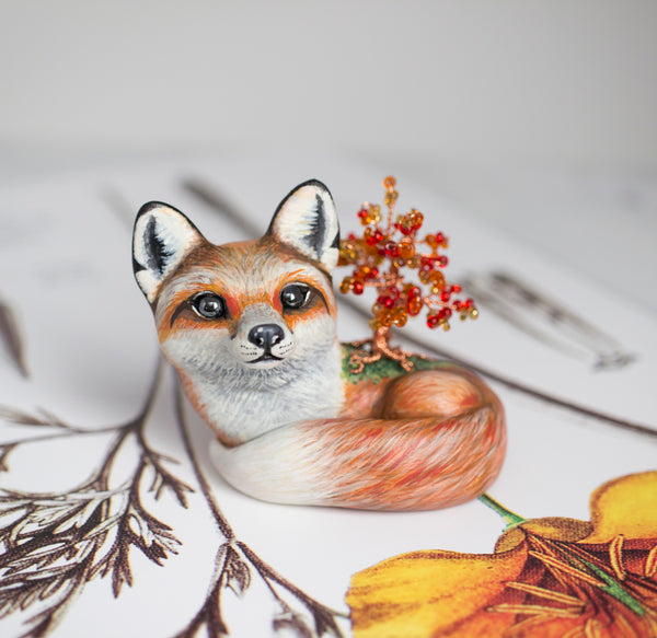 Autumn Fox Figurine