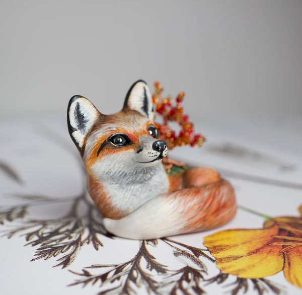 Autumn Fox Figurine