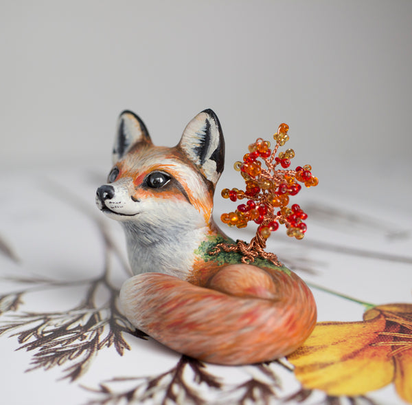 Autumn Fox Figurine