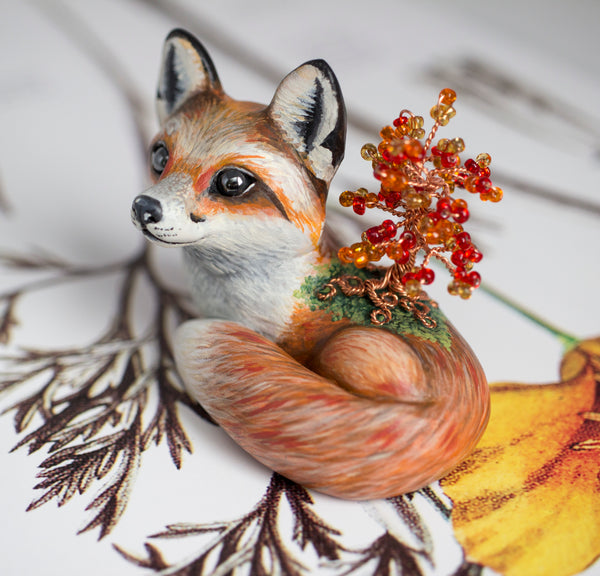 Autumn Fox Figurine