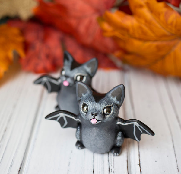 Cat Bat Figurine