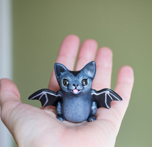 Cat Bat Figurine