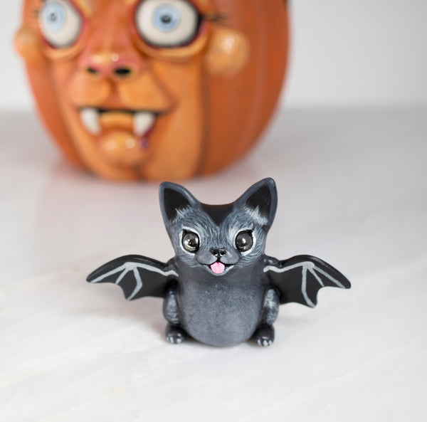 Cat Bat Figurine