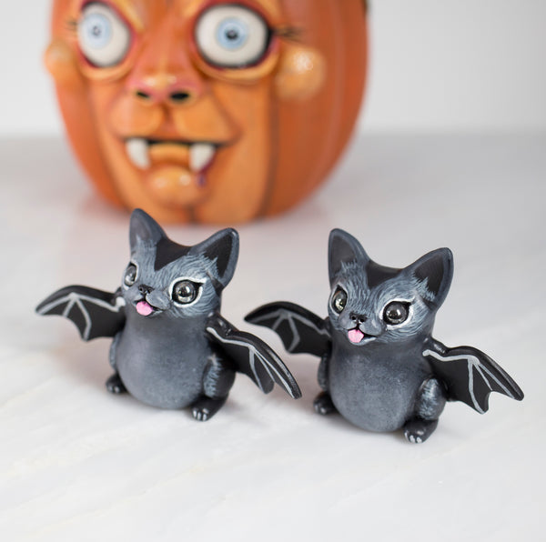Cat Bat Figurine
