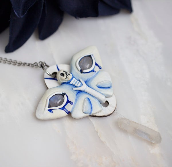 Ghost Moth Necklace