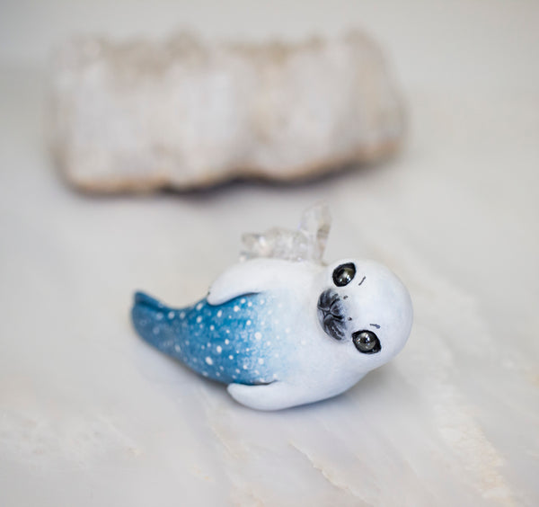 Blue Harp Seal Figurine