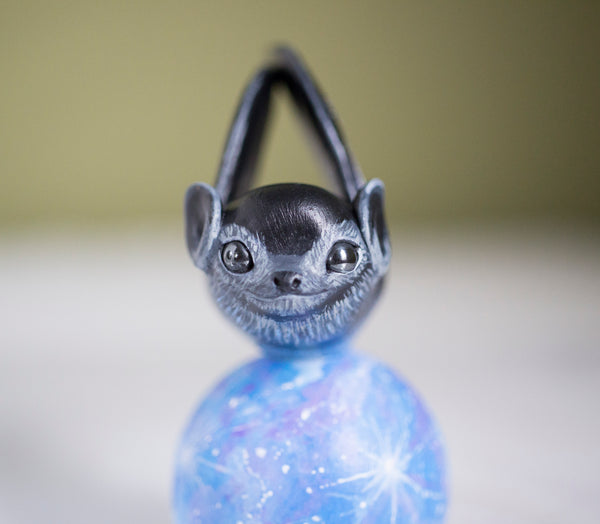 Blue Moon Bat Figurine