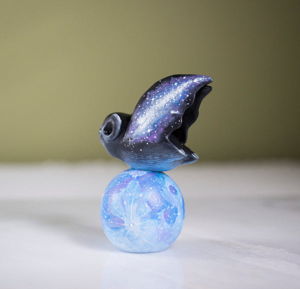 Blue Moon Bat Figurine