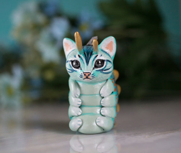 Crystal Caterpillar Figurine