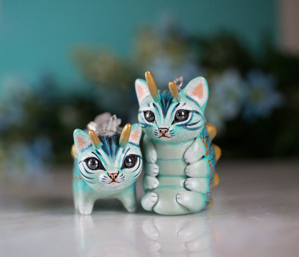 Crystal Caterpillar Figurine