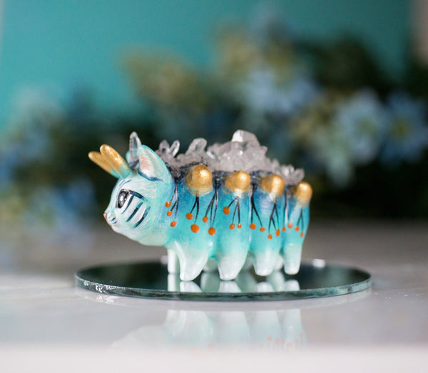 Crystal Caterpillar Figurine #2