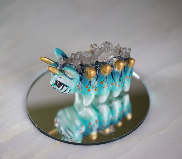 Crystal Caterpillar Figurine #2