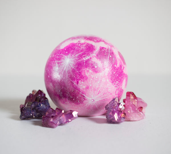 Large Pink Moon Orb