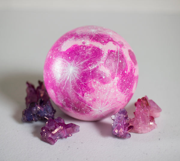 Large Pink Moon Orb