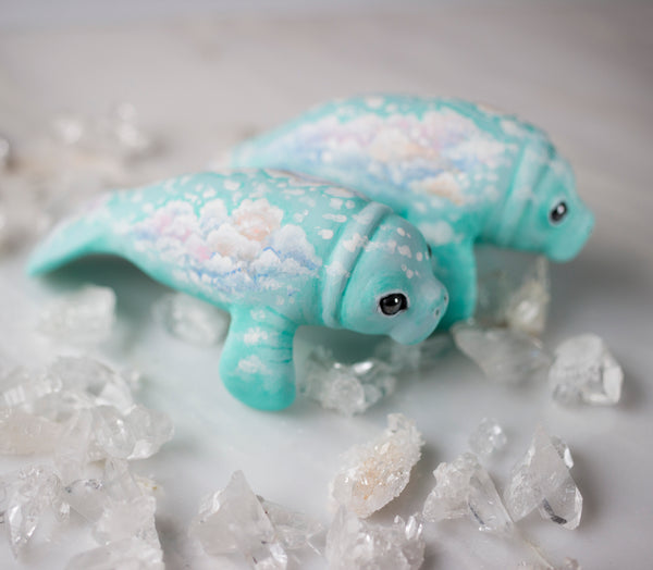 Cloud Surfing Manatee Figurine