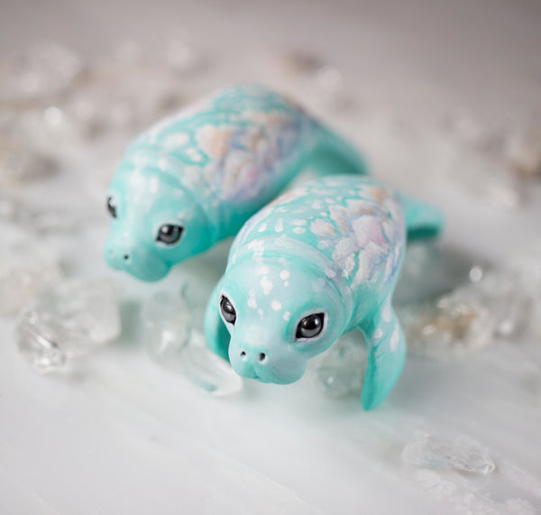 Cloud Surfing Manatee Figurine