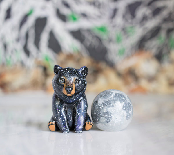 Galaxy Bear and Moon Set