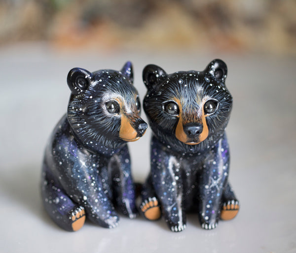 Galaxy Bear and Moon Set