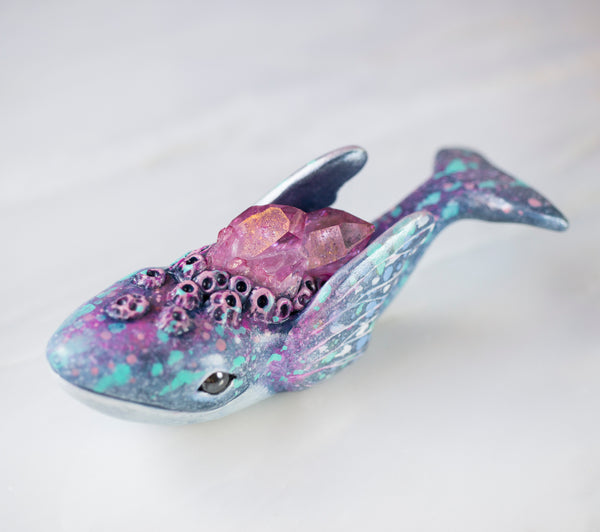 Butterfly Whale Figurine