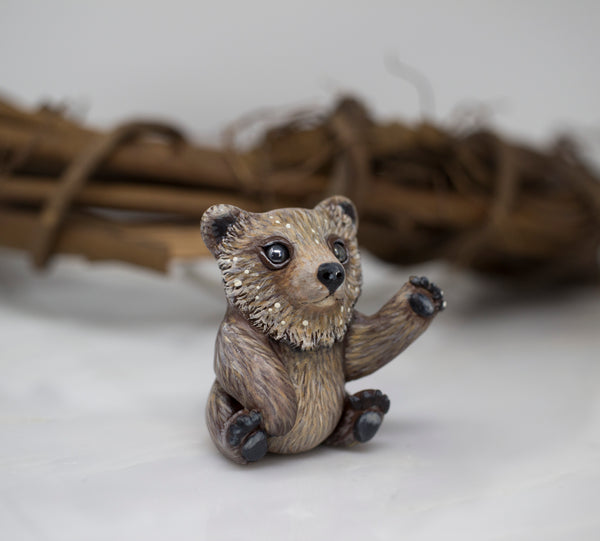 Friendly bear figurine
