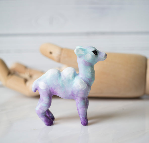 Cotton Candy Camel Figurine