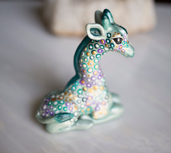 Bedazzled Giraffe Figurine