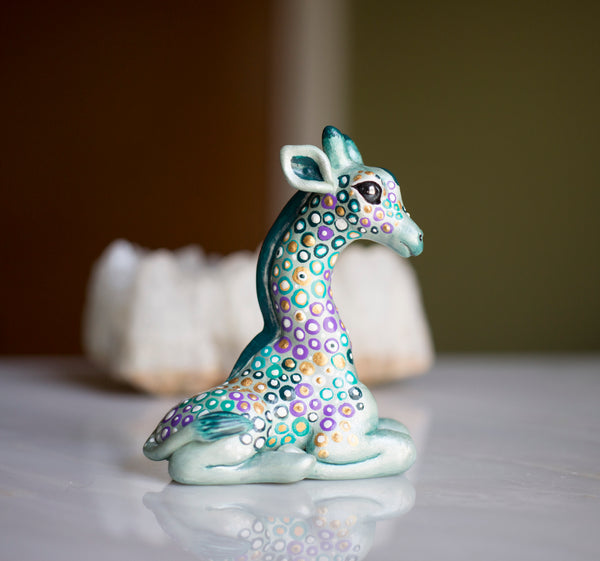 Bedazzled Giraffe Figurine