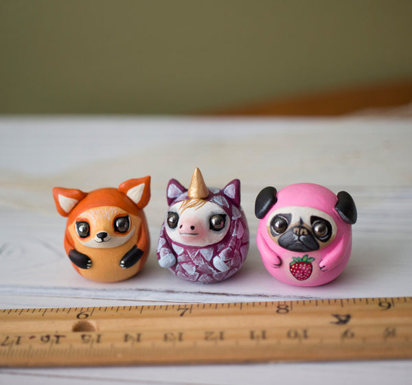 Bubblefox Fox figurine