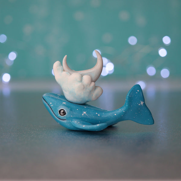 Blue Whale Figurine