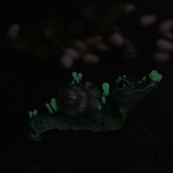 Gator Snail Figurine
