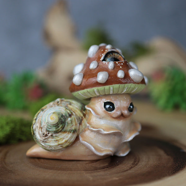 Brown Shnail (Shroom Snail) Figurine