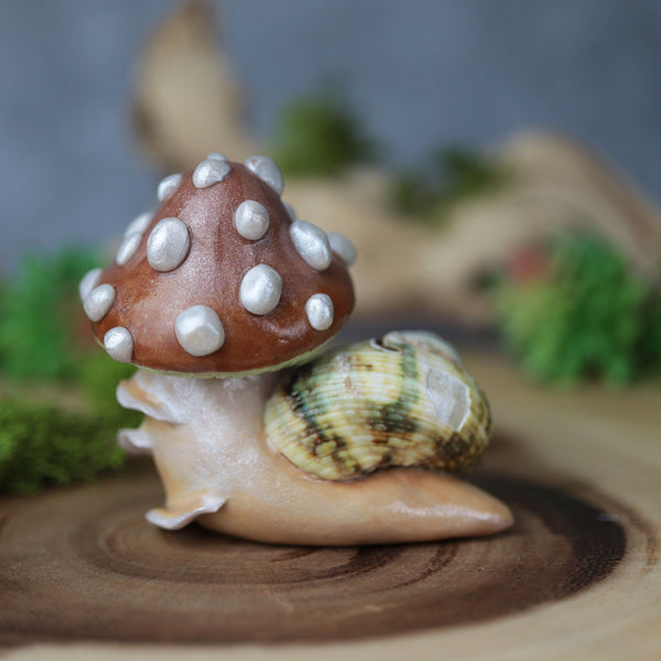 Brown Shnail (Shroom Snail) Figurine