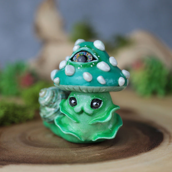 Green Shnail (Shroom Snail) Figurine