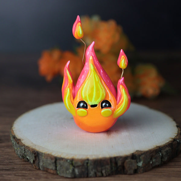 Arms Happy Flame Figurine