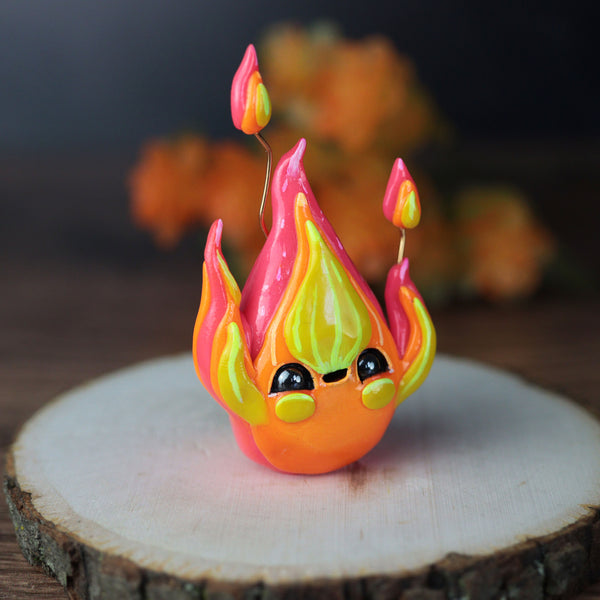 Arms Happy Flame Figurine