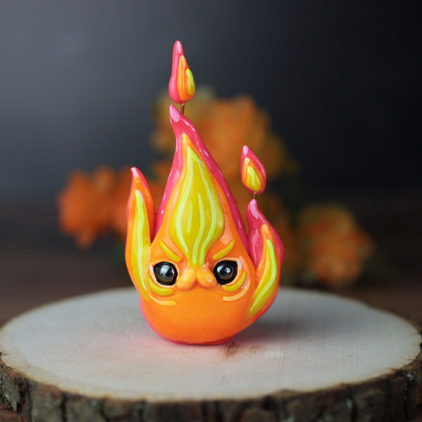 Arms Cat Flame Figurine