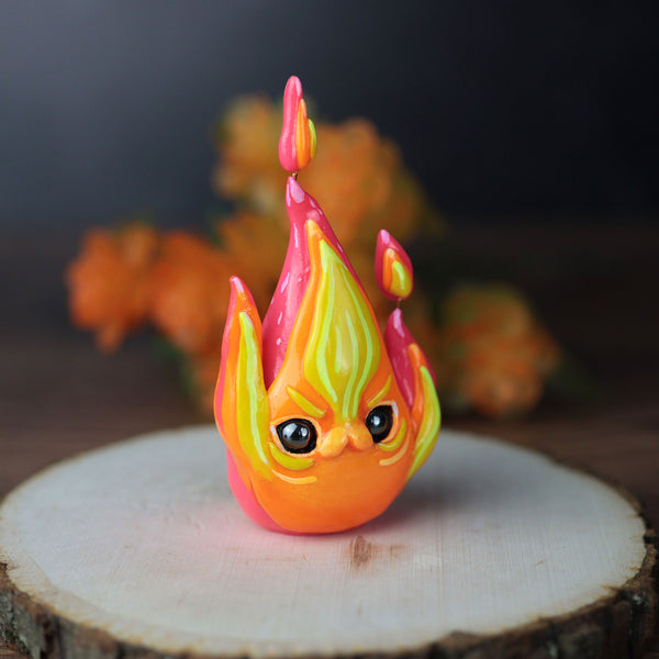 Arms Cat Flame Figurine