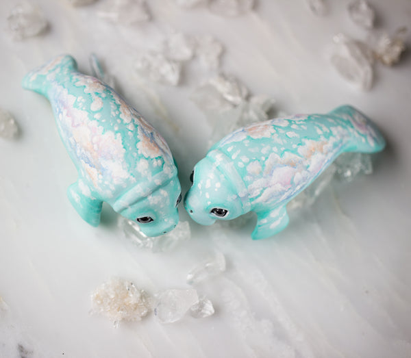Cloud Surfing Manatee Figurine