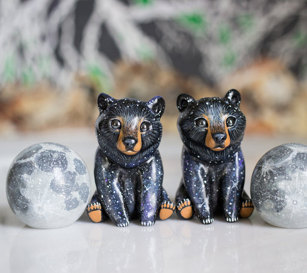 Galaxy Bear and Moon Set