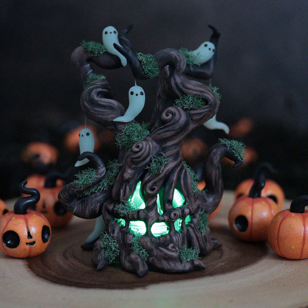 Gnarly Tree Light Up Figurine