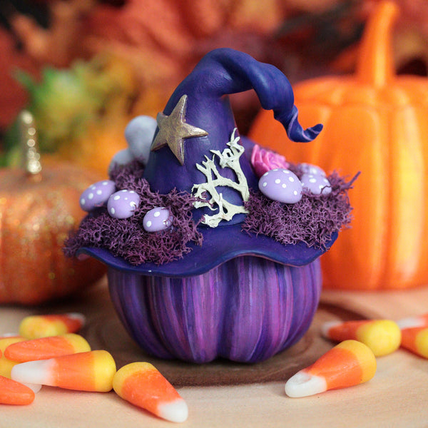 Griselda Large Fancy Pumpkin Figurine