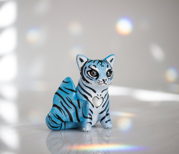 Blue Merkitty Figurine