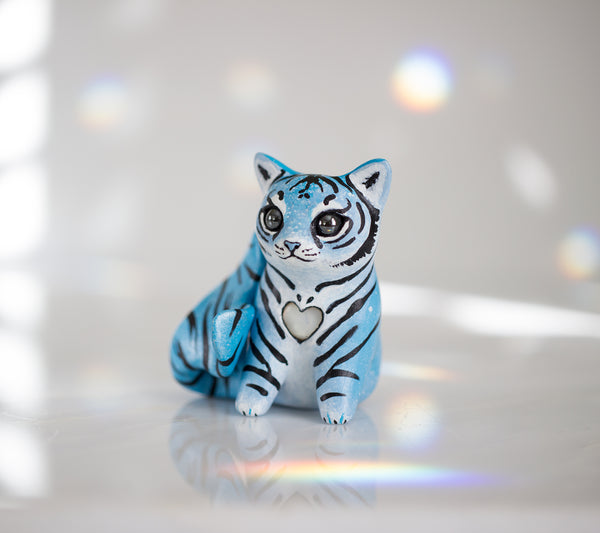Blue Merkitty Figurine